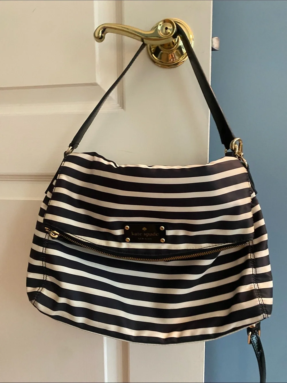 kate spade striped purse